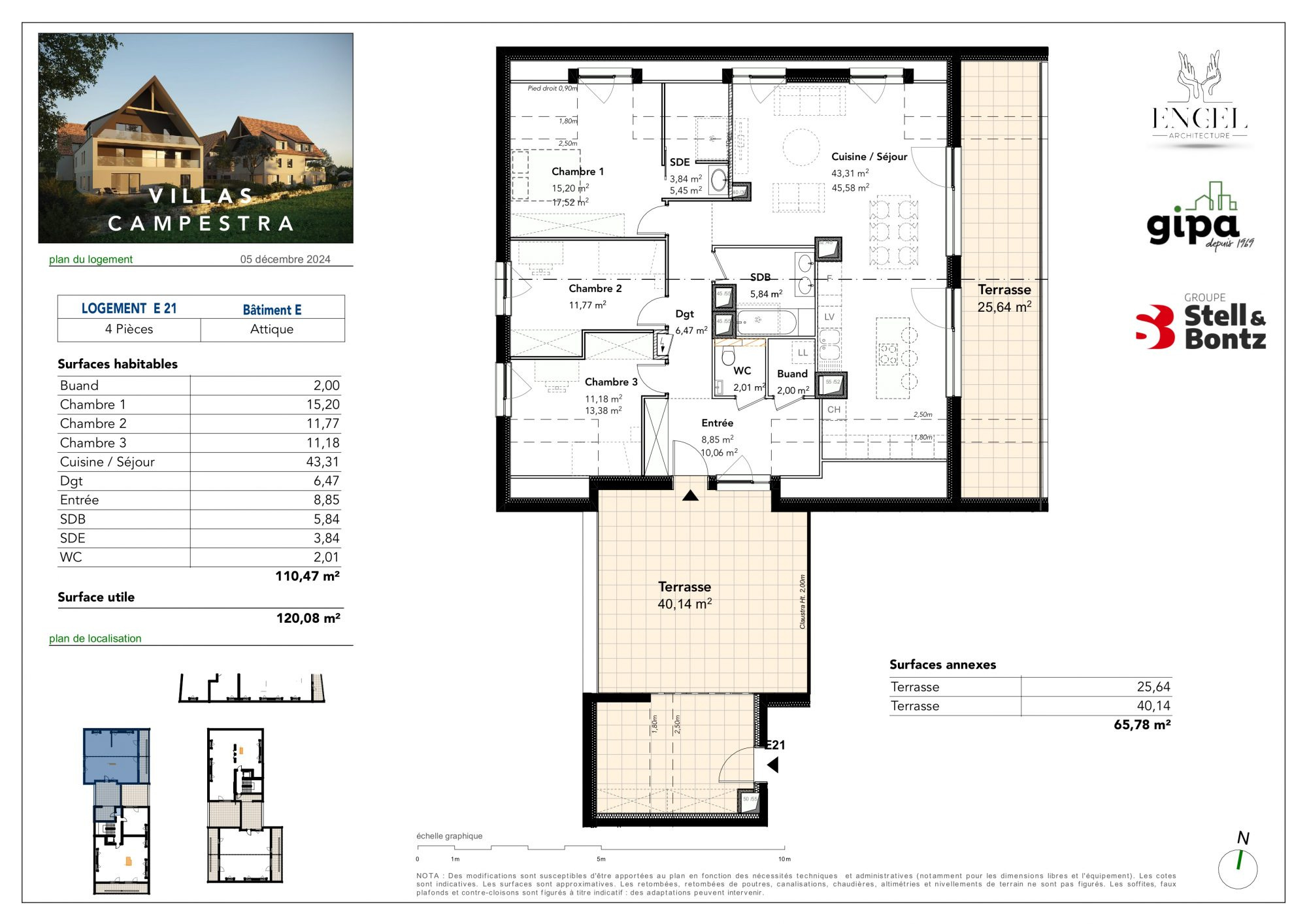 Appartement à vendre à Breuschwickersheim, 110,47 m², 4 pièces – photo 1 sur 5