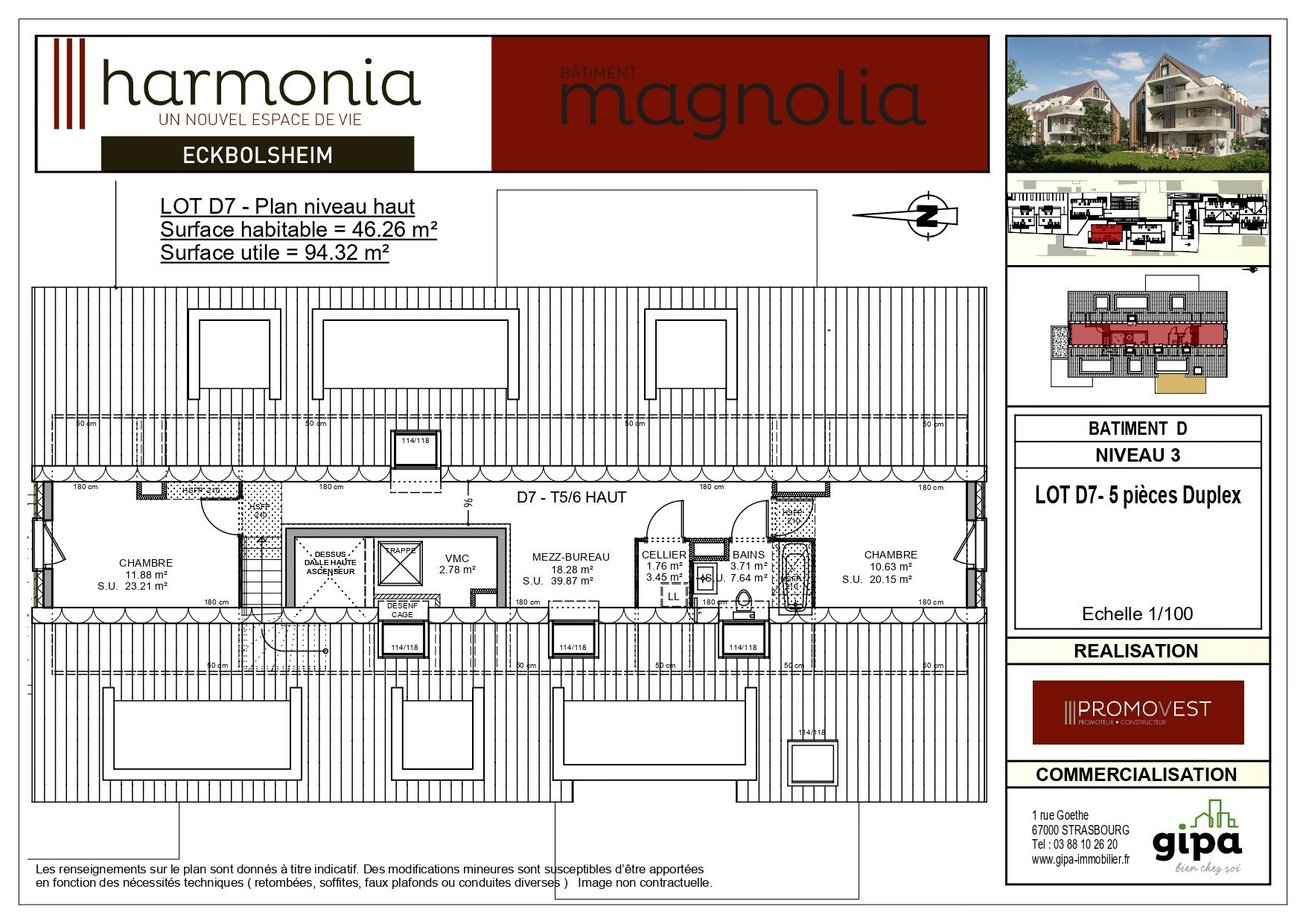 Bien immobilier à vendre à Eckbolsheim, 116 m², 5 pièces – photo 2 sur 6